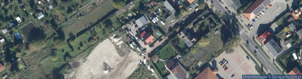 Zdjęcie satelitarne Działkowa ul.