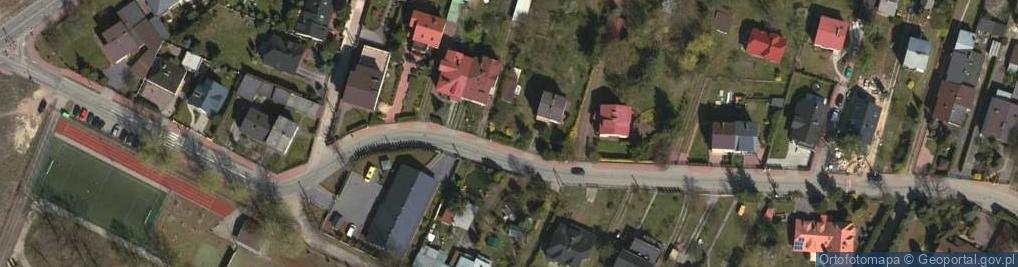 Zdjęcie satelitarne Dziennikarska ul.