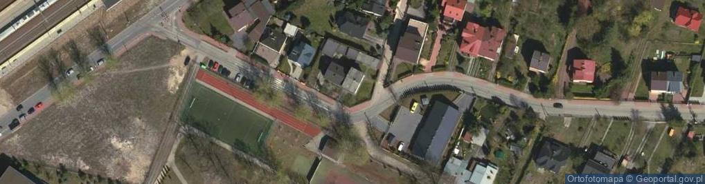 Zdjęcie satelitarne Dziennikarska ul.