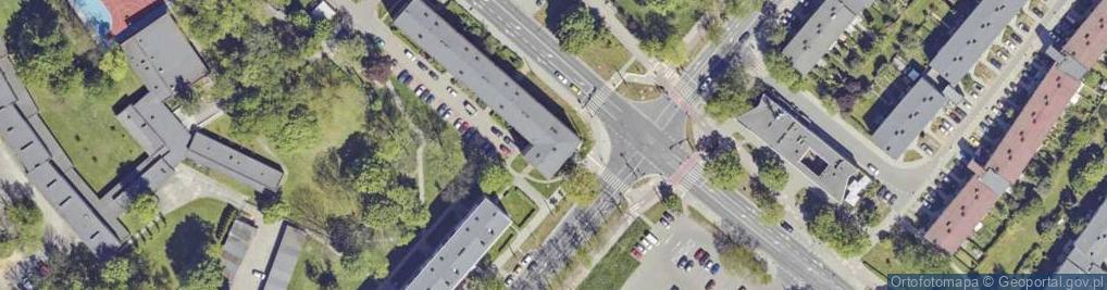Zdjęcie satelitarne Edukacji ul.