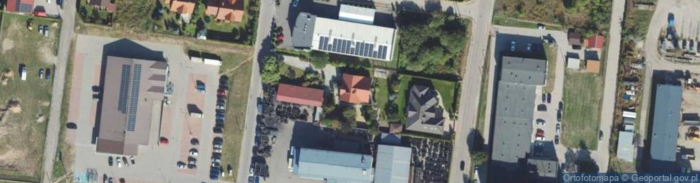 Zdjęcie satelitarne Egipska ul.