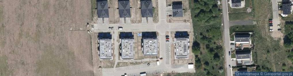 Zdjęcie satelitarne Eukaliptusowa ul.