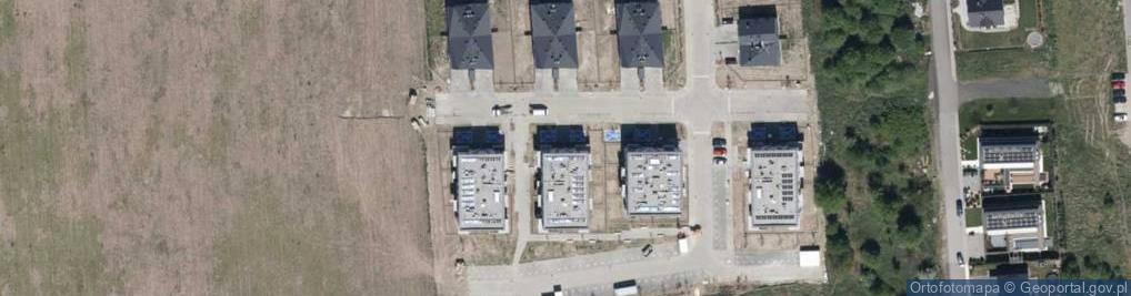 Zdjęcie satelitarne Eukaliptusowa ul.