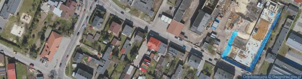 Zdjęcie satelitarne Farbiarska ul.