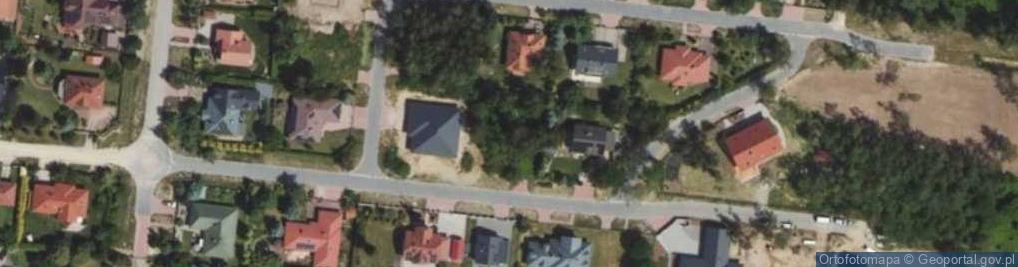 Zdjęcie satelitarne Fiołkowa ul.