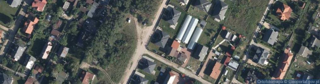 Zdjęcie satelitarne Fiołkowa ul.