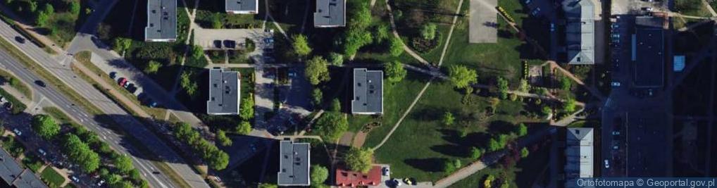 Zdjęcie satelitarne Fieldorfa-Nila Augusta Emila, gen. ul.