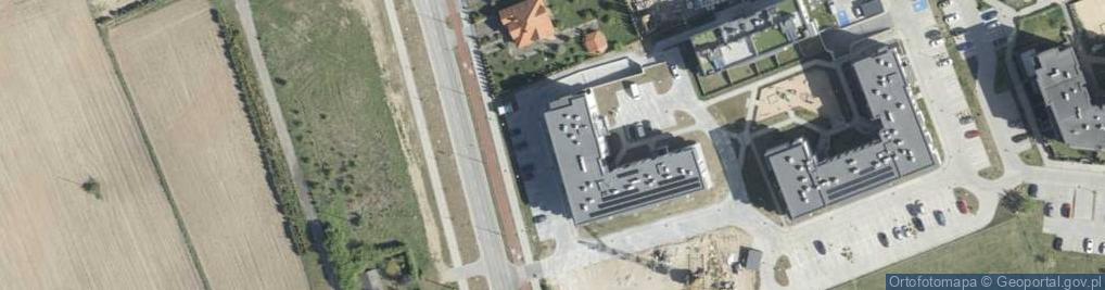 Zdjęcie satelitarne Fieldorfa-Nila Augusta Emila, gen. ul.