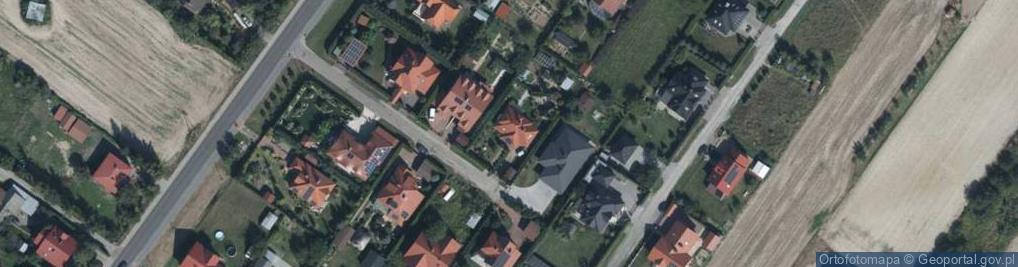 Zdjęcie satelitarne Fiołkowa ul.