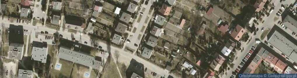 Zdjęcie satelitarne Fiołkowa ul.