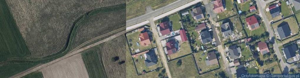 Zdjęcie satelitarne Fiołkowa ul.