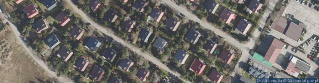 Zdjęcie satelitarne Fiołka ul.