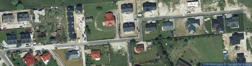 Zdjęcie satelitarne Fiołkowa ul.