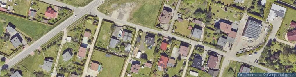 Zdjęcie satelitarne Fiołkowa ul.