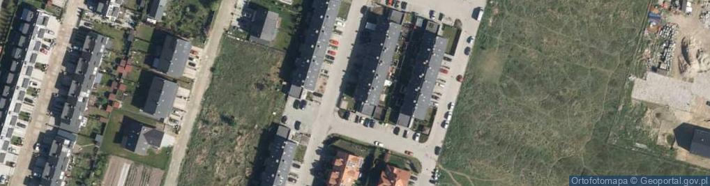 Zdjęcie satelitarne Fiołkowa ul.