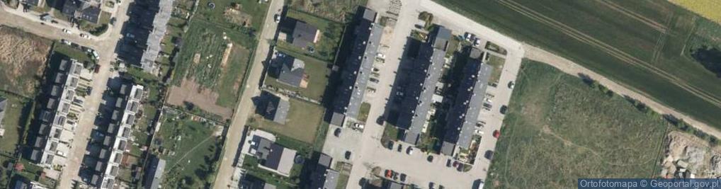 Zdjęcie satelitarne Fiołkowa ul.