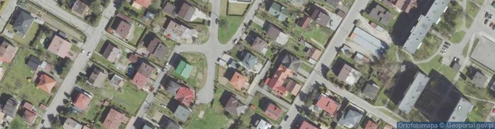 Zdjęcie satelitarne Fieldorfa-Nila Augusta Emila, gen. ul.