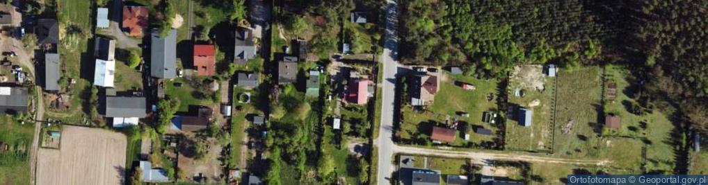 Zdjęcie satelitarne Fiołkowa ul.