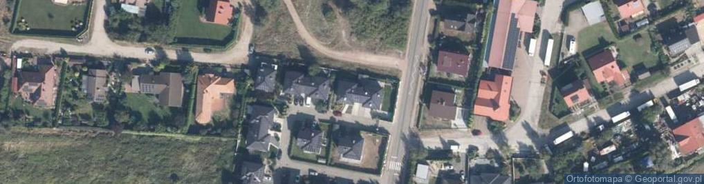 Zdjęcie satelitarne Fiołkowa ul.
