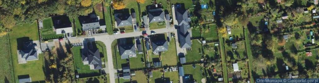 Zdjęcie satelitarne Fiołkowa ul.