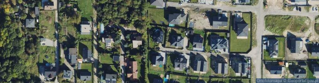 Zdjęcie satelitarne Fiołkowa ul.