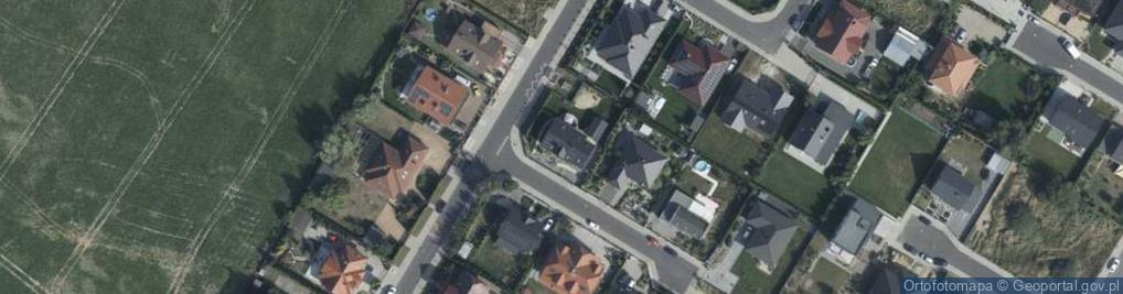 Zdjęcie satelitarne Fiołkowa ul.