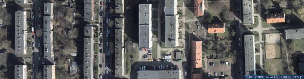 Zdjęcie satelitarne Fieldorfa-Nila Augusta Emila, gen. ul.
