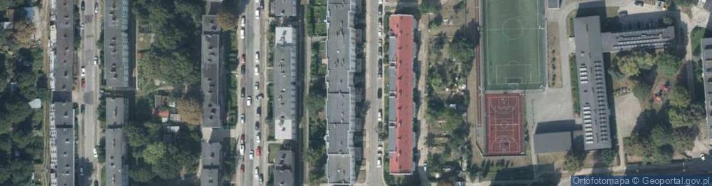 Zdjęcie satelitarne Fieldorfa-Nila Augusta Emila, gen. ul.