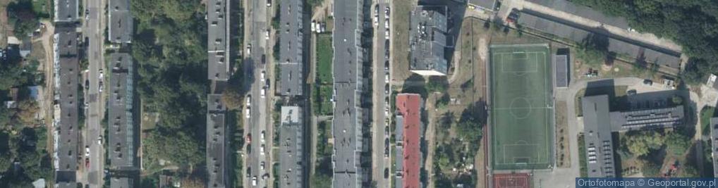 Zdjęcie satelitarne Fieldorfa-Nila Augusta Emila, gen. ul.