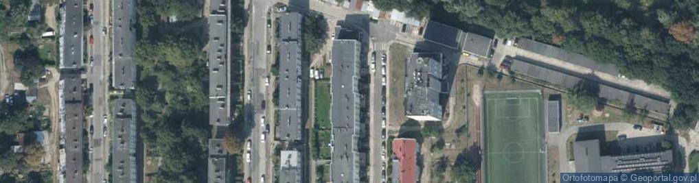 Zdjęcie satelitarne Fieldorfa-Nila Augusta Emila, gen. ul.