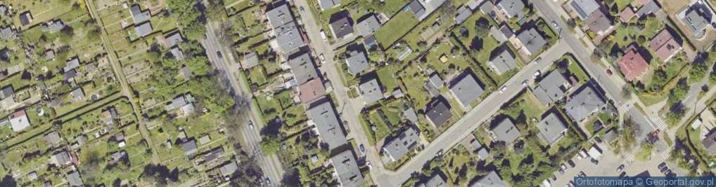 Zdjęcie satelitarne Fiołków ul.