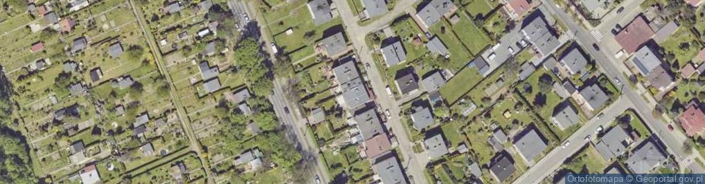 Zdjęcie satelitarne Fiołków ul.