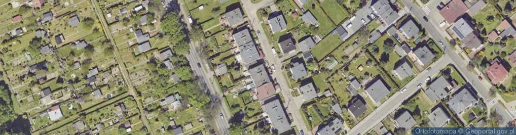 Zdjęcie satelitarne Fiołków ul.