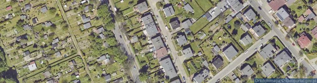 Zdjęcie satelitarne Fiołków ul.