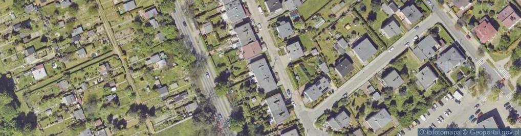 Zdjęcie satelitarne Fiołków ul.