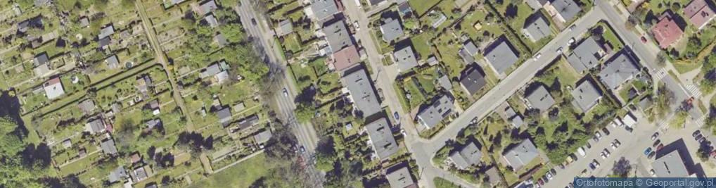Zdjęcie satelitarne Fiołków ul.