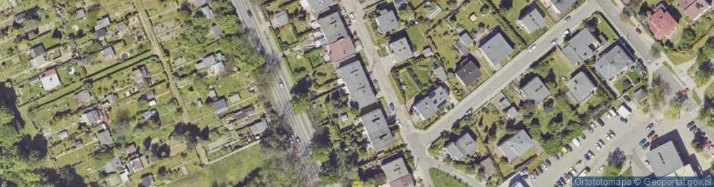 Zdjęcie satelitarne Fiołków ul.