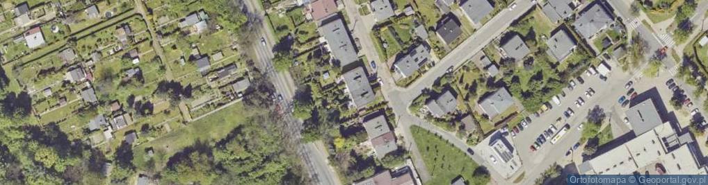 Zdjęcie satelitarne Fiołków ul.