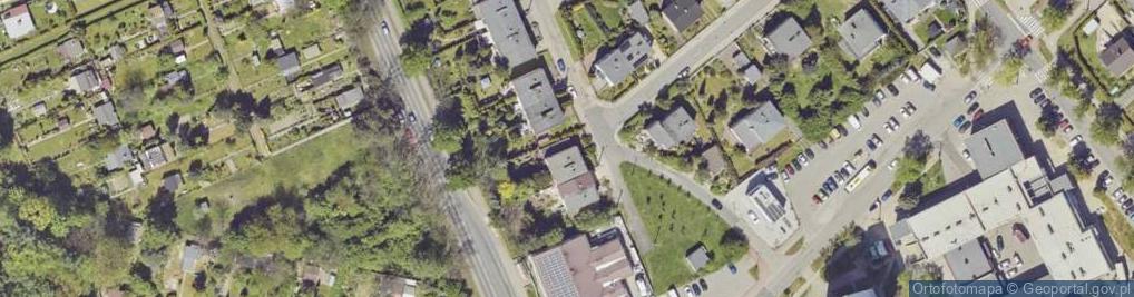 Zdjęcie satelitarne Fiołków ul.