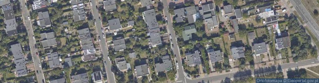 Zdjęcie satelitarne Fiołkowa ul.