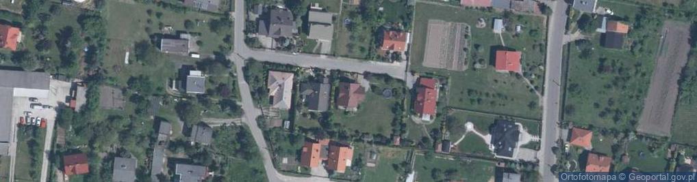 Zdjęcie satelitarne Fiołkowa ul.