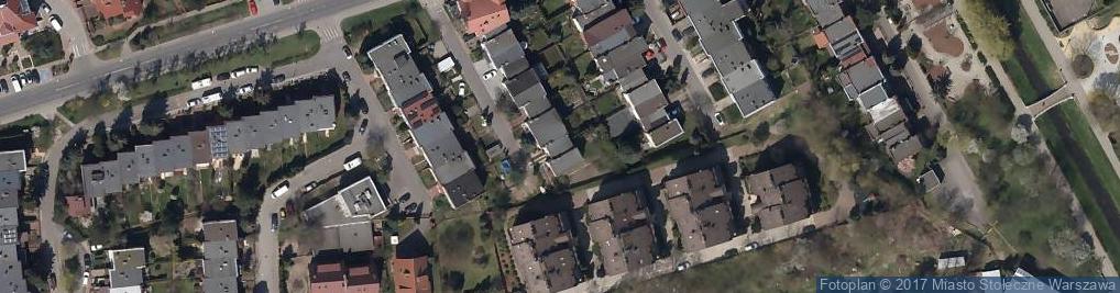 Zdjęcie satelitarne Fioletowa ul.