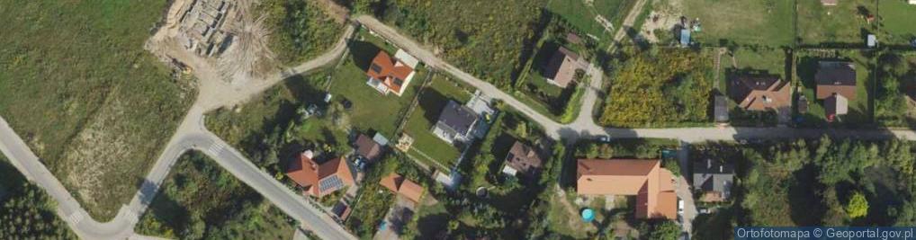 Zdjęcie satelitarne Fiołkowa ul.