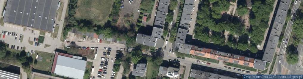 Zdjęcie satelitarne Fiołkowa ul.