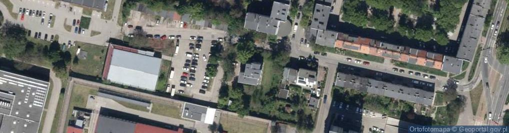 Zdjęcie satelitarne Fiołkowa ul.