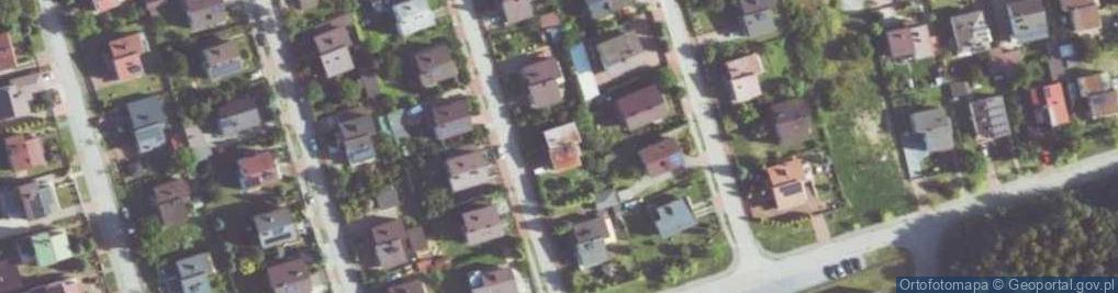 Zdjęcie satelitarne Fiołków ul.