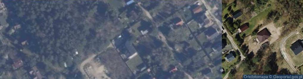 Zdjęcie satelitarne Fiołkowa ul.