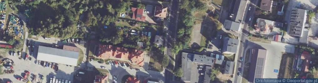 Zdjęcie satelitarne Flisacza ul.