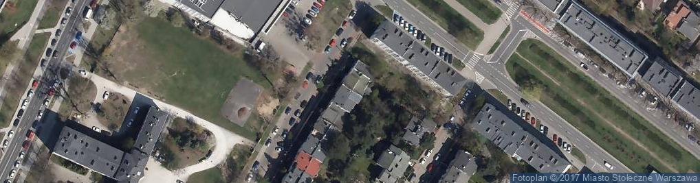 Zdjęcie satelitarne Fontany Antoniego ul.