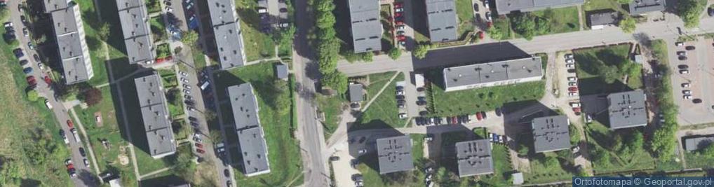 Zdjęcie satelitarne Franciszka Żwirki i Stanisława Wigury ul.